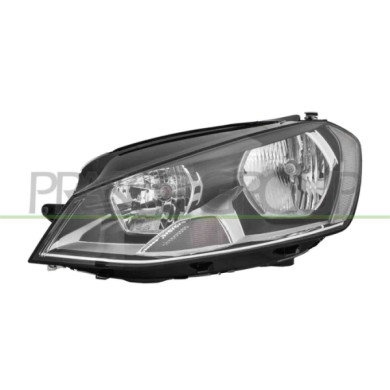 LIBRETTO_RICHIESTA_TARGA.JPG Proiettore Sinistro H7+H15 Elettrico Con Motore Nero Compatibile Per VOLKSWAGEN GOLF 7 Dal 10/2012 