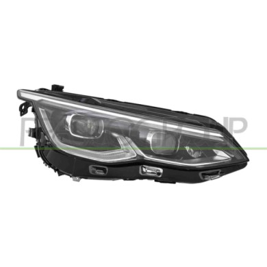 DX_SCRITTA_LOGO.jpg Proiettore Destro Elettrico Con Motore Cromato Matrix Led Versione Valeo VOLKSWAGEN GOLF VIII VARIANT Dal 02