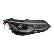 DX_SCRITTA_LOGO.jpg Proiettore Destro Elettrico Con Motore Rosso Matrix Led Versione Valeo VOLKSWAGEN GOLF VIII VARIANT GTI/GTD 
