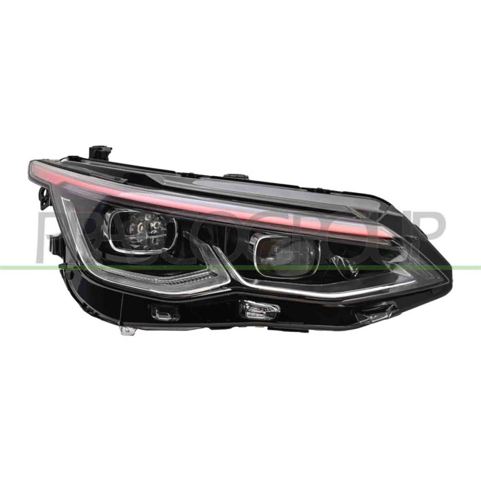 LIBRETTO_RICHIESTA_TARGA.JPG Proiettore Destro Elettrico Con Motore Rosso Matrix Led Versione Valeo VOLKSWAGEN GOLF VIII VARIANT