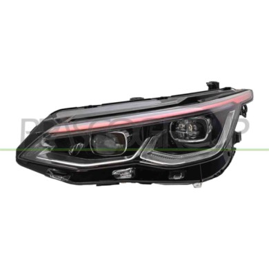 LIBRETTO_RICHIESTA_TARGA.JPG Proiettore Sinistro Elettrico Con Motore Rosso Matrix Led Versione Valeo VOLKSWAGEN GOLF VIII VARIA