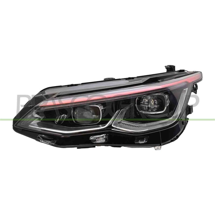 LIBRETTO_RICHIESTA_TARGA.JPG Proiettore Sinistro Elettrico Con Motore Rosso Matrix Led Versione Valeo VOLKSWAGEN GOLF VIII VARIA