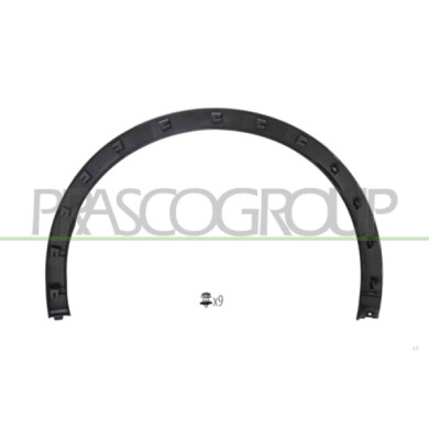 LIBRETTO_RICHIESTA_TARGA.JPG Parafanghino Posteriore Destro Nero Goffrato Compatibile Per VOLKSWAGEN ID.4 Dal 11/2020 in poi Cod