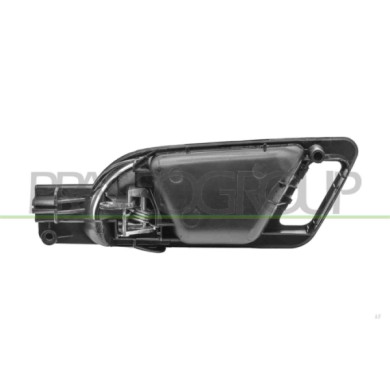 LIBRETTO_RICHIESTA_TARGA.JPG Maniglia Anteriore Destra Interna Con Leva Cromata Con Mostrina Nera VOLKSWAGEN TIGUAN Dal 09/2007 