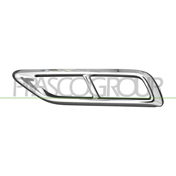 DX_SCRITTA_LOGO.jpg Griglia Destra Paraurti Posteriore Nera Compatibile Per VOLKSWAGEN TIGUAN R-LINE ALL SPACE Dal 01/2022 Al 05