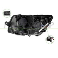 LIBRETTO_RICHIESTA_TARGA.JPG Proiettore Destro H4 Elettrico Con Motore Nero Compatibile Per VOLKSWAGEN T6 Dal 04/2015 Al 01/2019