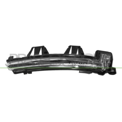 DX_SCRITTA_LOGO.jpg Fanale Per Retrovisore Destro Bianco Led Compatibile Per VOLVO C40 Dal 10/2021 Al 03/2024 Codice Originale 3