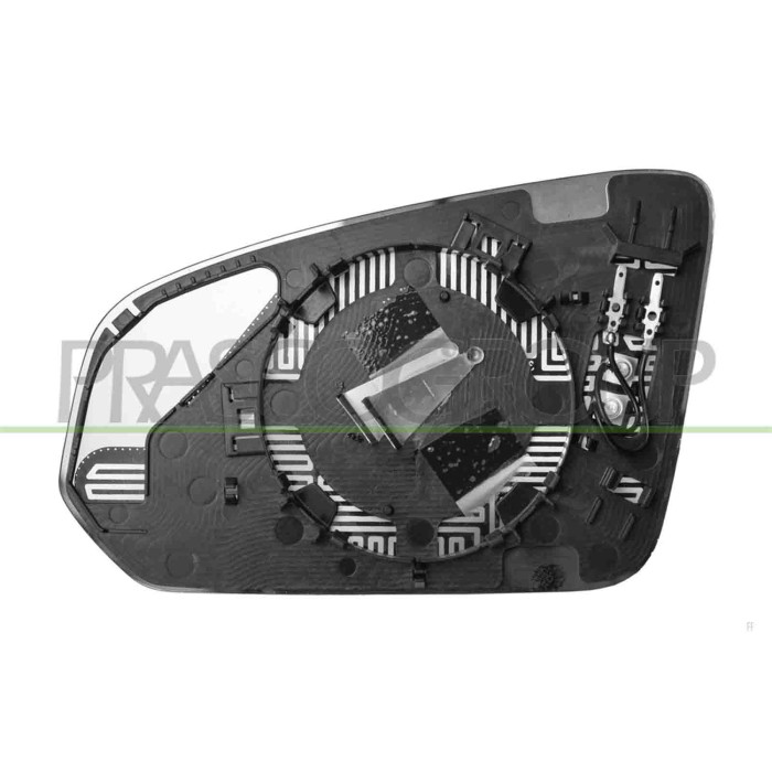 LIBRETTO_RICHIESTA_TARGA.JPG Piastra Specchio Destra Termica Convessa Compatibile Per VOLVO S60 V60 Dal 04/2019 in poi Codice Or
