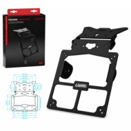 90153 PORTATARGA XTREME UNIVERSALE ALLUMINIO REGOLABILE TUNING MOTO PORTA TARGA STYLING NERO