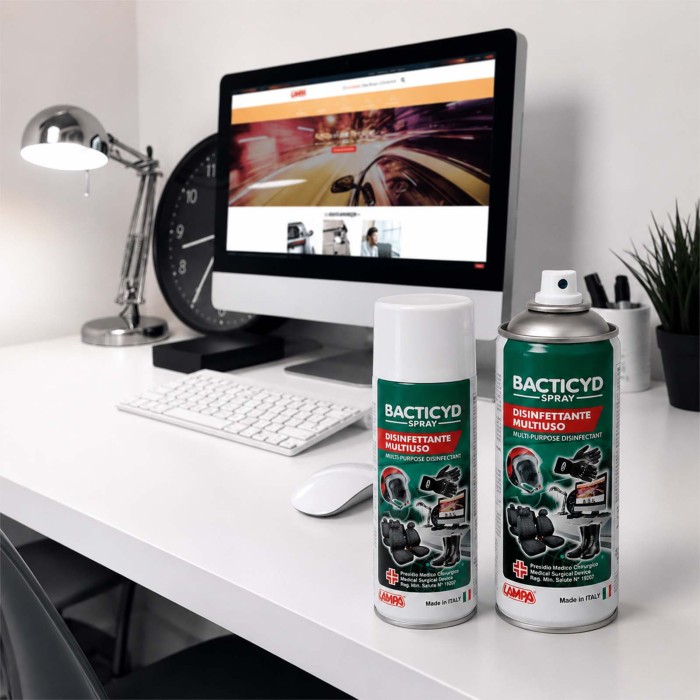Bacticyd Spray Disinfettante Tessuti 400 Ml Pulitori Lampa