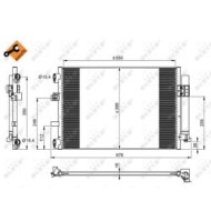 NEUTRO.jpg Condensatore, Climatizzatore 350210 NRF per FORD