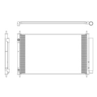 NEUTRO.jpg Condensatore, Climatizzatore 350321 NRF per TOYOTA