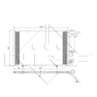 NEUTRO.jpg Condensatore, Climatizzatore 350396 NRF per FORD