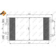 35442_3.JPG Condensatore, Climatizzatore 35442 NRF per FIAT
