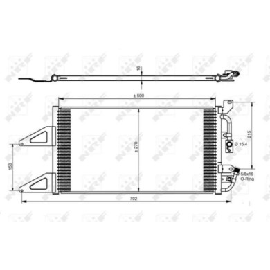 NEUTRO.jpg Condensatore, Climatizzatore 35489 NRF per FIAT LANCIA