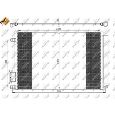 35753_3.JPG Condensatore, Climatizzatore 35753 NRF per FORD FIAT LANCIA