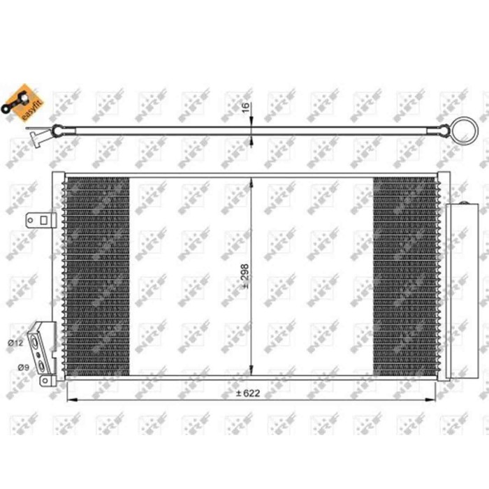 NEUTRO.jpg Condensatore, Climatizzatore 35940 NRF per OPEL FIAT