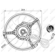47023_3.JPG Ventola, Raffreddamento motore 47023 NRF per AUDI VW FORD SEAT