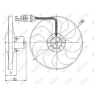 LIBRETTO_RICHIESTA_TARGA.JPG Ventola, Raffreddamento motore 47397 NRF per AUDI VW SKODA