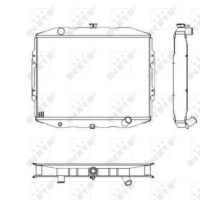 NEUTRO.jpg Radiatore, Raffreddamento motore 504125 NRF per HYUNDAI