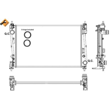 NEUTRO.jpg Radiatore, Raffreddamento motore 53017 NRF per FIAT ALFA ROMEO