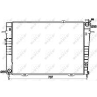 LIBRETTO_RICHIESTA_TARGA.JPG Radiatore, Raffreddamento motore 53497 NRF per HYUNDAI KIA
