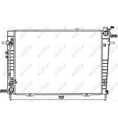 LIBRETTO_RICHIESTA_TARGA.JPG Radiatore, Raffreddamento motore 53498 NRF per HYUNDAI KIA