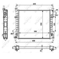 NEUTRO.jpg Radiatore, Raffreddamento motore 53989 NRF per FORD