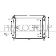 AD034R008_1.JPG Radiatore Per Audi A6 Dal 2004 Al 2008