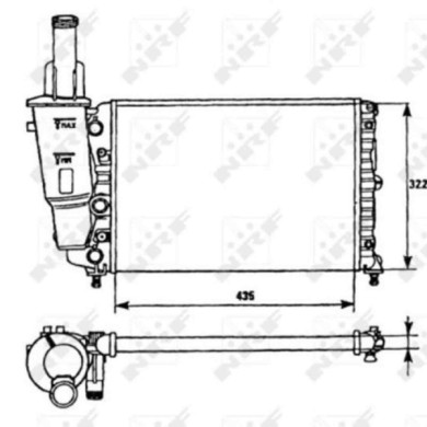 LIBRETTO_RICHIESTA_TARGA.JPG Radiatore, Raffreddamento motore 58951 NRF per FIAT LANCIA