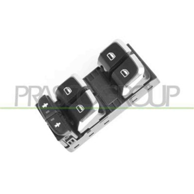 GUIDA_ALLA_SCELTA.JPG Pulsantiera Nera/bordo Cromato Per Audi A6 (4g2) Dal 2011 Al 2014