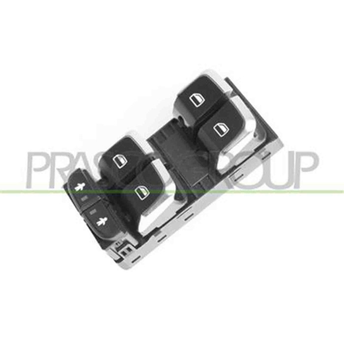 GUIDA_ALLA_SCELTA.JPG Pulsantiera Nera/bordo Cromato Per Audi A6 (4g2) Dal 2011 Al 2014