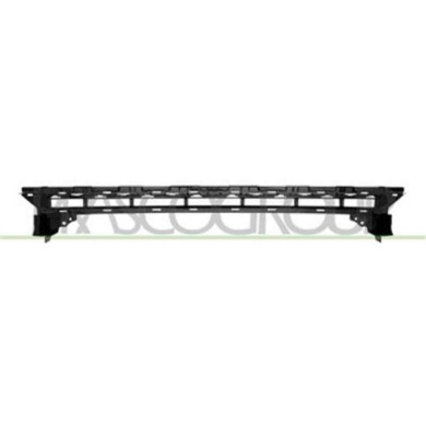 AD0402130_1.JPG Griglia Centrale Paraurti Verniciata Nero Lucido Per Audi A6 (4gc) Dal 2014 Al 2016