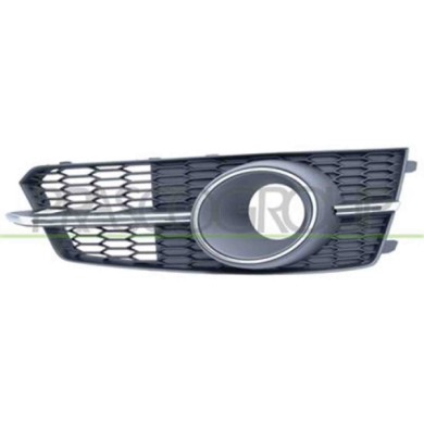 AD0402135_2.JPG Griglia Destra Paraurti Nera Per Audi A6 (4gc) Dal 2014 Al 2016
