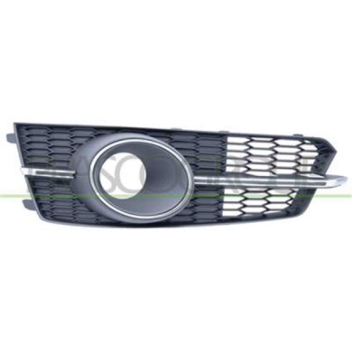 AD0402136_2.JPG Griglia Sinistra Paraurti Nera Per Audi A6 (4gc) Dal 2014 Al 2016