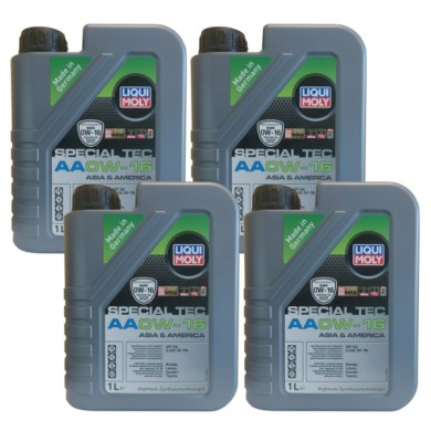 21326_1-LITRO.jpg LIQUI MOLY 21326 OLIO MOTORE 0W16 PER AUTO ASIA O AMERICA E IBRIDE. CONFEZIONE 1 LITRO - 4 Pezzi
