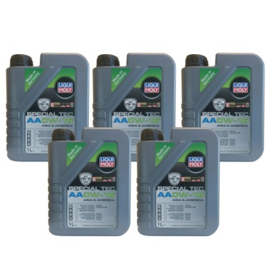 21326_1-LITRO.jpg LIQUI MOLY 21326 OLIO MOTORE 0W16 PER AUTO ASIA O AMERICA E IBRIDE. CONFEZIONE 1 LITRO - 5 Pezzi