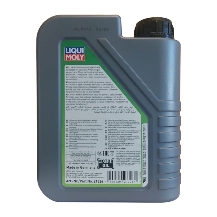 21326_3.jpg LIQUI MOLY 21326 OLIO MOTORE 0W16 PER AUTO ASIA O AMERICA E IBRIDE. CONFEZIONE 1 LITRO - 6 Pezzi