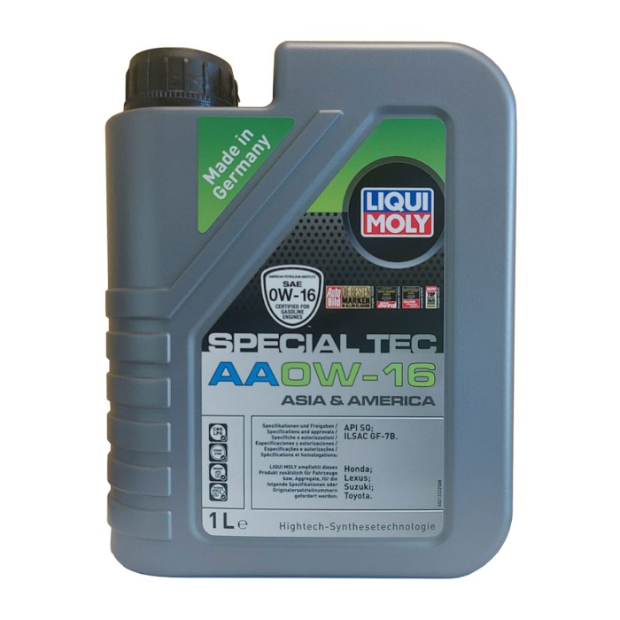 21326_3-LITRI.jpg LIQUI MOLY 21326 OLIO MOTORE 0W16 PER AUTO ASIA O AMERICA E IBRIDE. CONFEZIONE 1 LITRO - 3 Pezzi