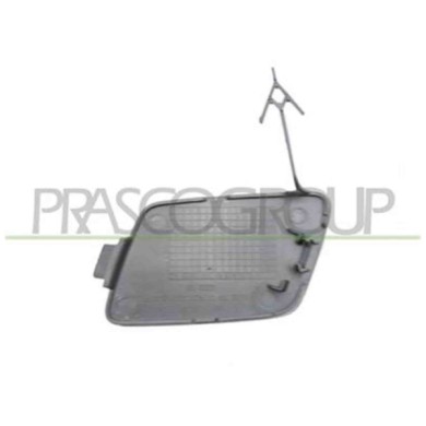 AD0451236_1.JPG Tappo Coprigancio Traino Anteriore Nero Liscio Da Primerizzare Per Audi A6 (c8) Dal 2019