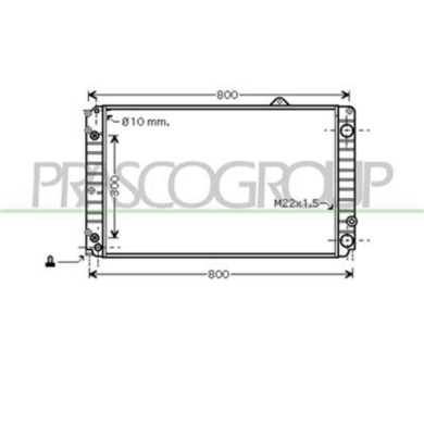 AD060R006_1.JPG Radiatore Per Audi A8 (4d) Dal 1994 Al 2002