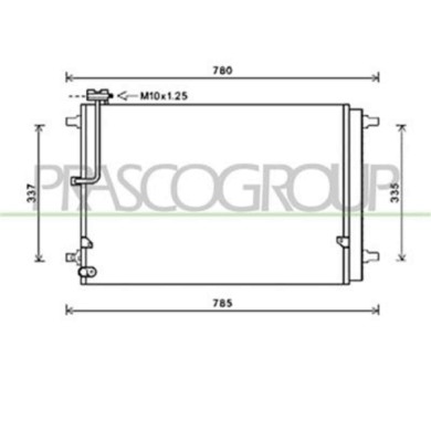 AD064C001_1.JPG Condensatore Per Audi A8 (4h) Dal 2010 Al 2013