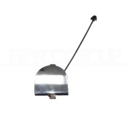 FT0301287_FT0301255_1.jpg Kit Modanatura Centrale Paraurti Posteriore Cromata + Tappo Coprigancio Traino Compatibile Per 500 Dal