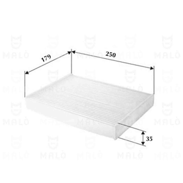 NEUTRO.jpg Filtro, Aria abitacolo 1532121 AKRON-MALO' per RENAULT NISSAN DACIA