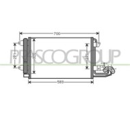 Condensatore Per Audi A3 3/5 Porte (8p/8pa) Dal 2003 Al 2008