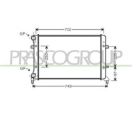 AD320R012_1.JPG Radiatore Per Audi A3 3/5 Porte (8p/8pa) Dal 2003 Al 2008