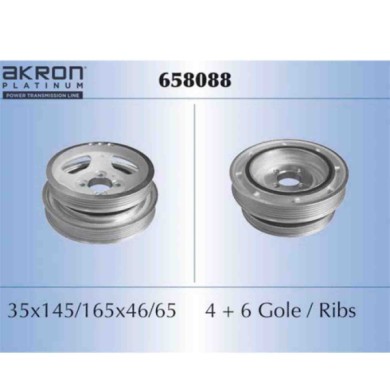 NEUTRO.jpg Puleggia cinghia, Albero a gomiti 658088 AKRON-MALO' per FIAT