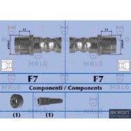 Flessibile del freno 80171 AKRON-MALO' per AUDI SEAT