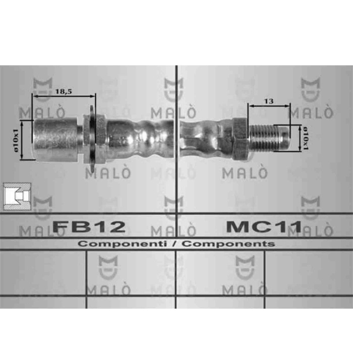 NEUTRO.jpg Flessibile del freno 8259 AKRON-MALO'