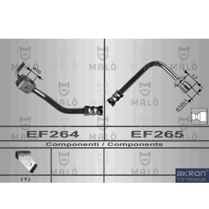 NEUTRO.jpg Flessibile del freno 8464 AKRON-MALO' per FORD